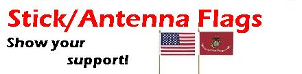 Stick/Antenna Flags