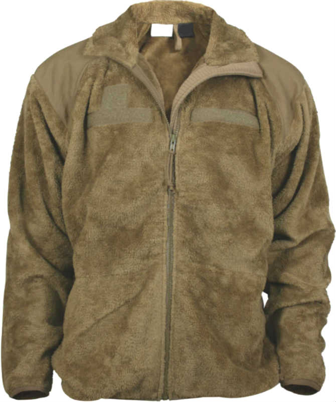 Jacket Fleece Weight, Cold Weather (GEN III) Coyote Brown