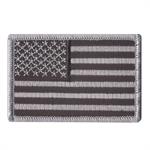 Black / Silver US Flag Patch