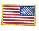 Reversed U.S. Flag Patch