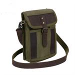Shoulder Bag - Travel Portfolio with Leather Accents