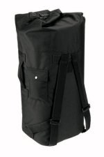 G.I. Type Black H.W. Cordura Nylon Double-Strap Duffle Bags