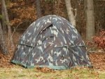 Camouflage 3-Man Hexagon Dome Tent