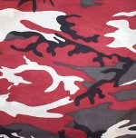 Red Camouflage Bandana