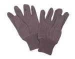 Gloves - Work - Jersey - Brown