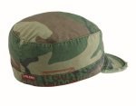 Woodland Camouflage Vintage Military Fatigue Cap