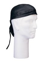 Black Leather Headwrap