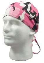 Pink Camouflage Headwrap