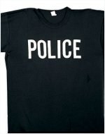 Police Black 2-Sided T-Shirt