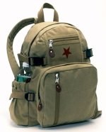 Backpack - Vintage - Mini - Khaki w/Star