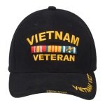Low Profile Cap - Veteran Deluxe - Vietnam - Black