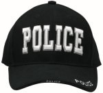 Low Profile Cap - Police Deluxe - Black