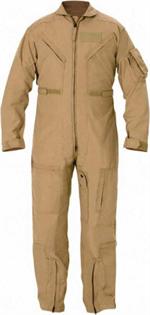 Coveralls, Flyers, CWU-27/P Type 1, Class 2 Tan - Size 44L