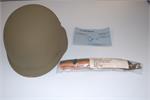 Large Olive Drab Advanced Combat Helmet with Headband and Manual