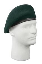 ''INSPECTION READY'' BERET - GREEN - NO FLASH